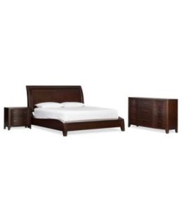Morena Bedroom Furniture, Queen 3 Piece Set (Bed, Nightstand and