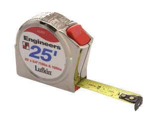 Lufkin 2325D 3/4" X 25' Engineer's Series 2000 Power Return Tape