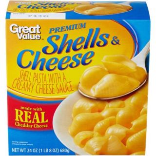 Great Value Premium Shells & Cheese, 24 oz
