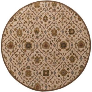 Artistic Weavers Middleton Alexandra Off White 6 ft. 6 in. Round Indoor Area Rug AWMD2111 66RD
