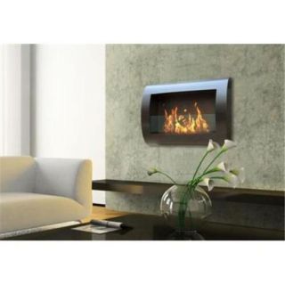 Anywhere Fireplace 90202 Indoor Wall Mount Fireplace Chelsea Satin Black