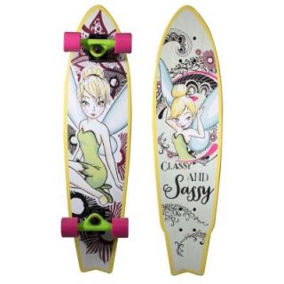 Disney Fairies Sassy Tink 31 in. Kids Longboard Skateboard 159933