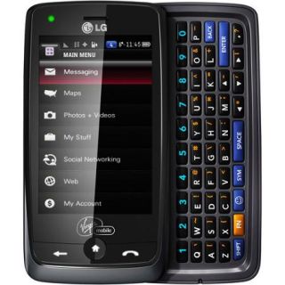 Virgin Mobile LG Rumor Touch Prepaid Touchscreen Cell Phone with Keyboard and Camera