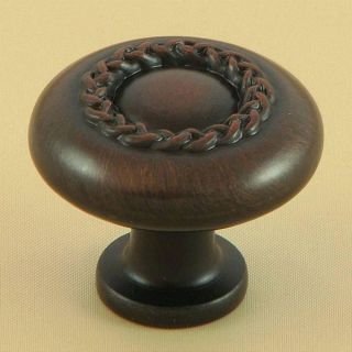Stone Mill Oil rubbed Bronze Rope Cabinet Knobs (Pack of 5)   12520985