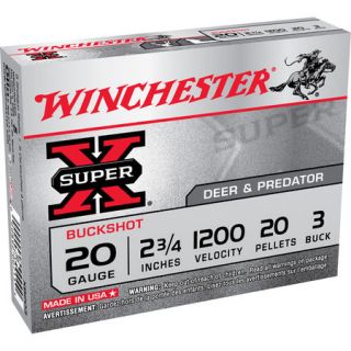 Winchester Super X Buckshot 20 Gauge 420407