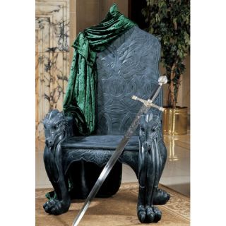 Celtic Dragon Throne Arm Chair by Design Toscano