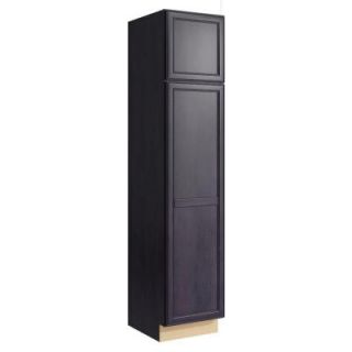 Cardell Boden 18 in. W x 84 in. H Linen Cabinet in Ebon Smoke VLC182184R.AF5M7.C64M