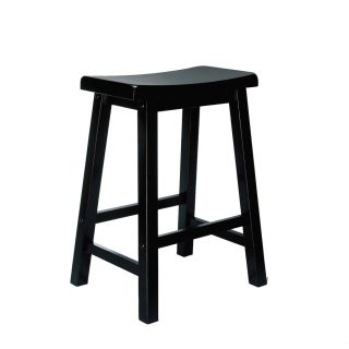Powell Black Antique Black 24 in Counter Stool