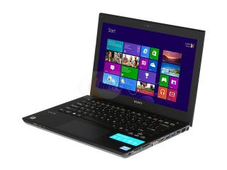 SONY Laptop VAIO S Series SVS13A25PXB Intel Core i7 3520M (2.90 GHz) 12 GB Memory 256 GB SSD NVIDIA GeForce GT 640M LE 13.3" Windows 8 Professional 64 bit