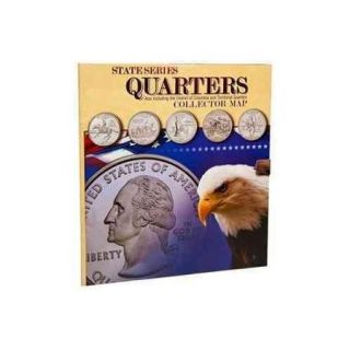 State Series Quarters Collector Map Also Including the District of Columbia and Territorial Quarters