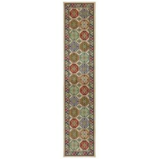 Karastan Briarcreek Ivory 2 ft. 5 in. x 12 ft. Runner 140004