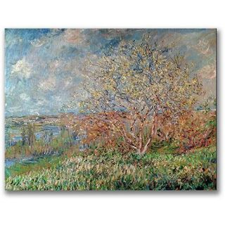 Trademark Fine Art "Spring, 1880" Canvas Wall Art by Claude Monet