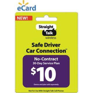 Straight Talk Safe Driver Car Connection 30 Day Plan $10 