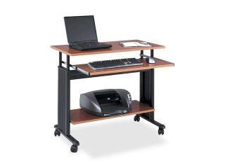 Safco 1926CY 35" Wide Adjustable Height Workstation, 22d x 34h, Cherry