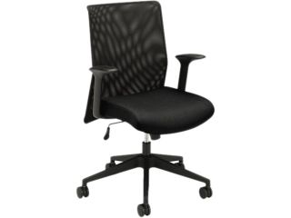 Basyx VL702MM10 Mesh High Back Chair Black Frame   Black Mesh Fabric