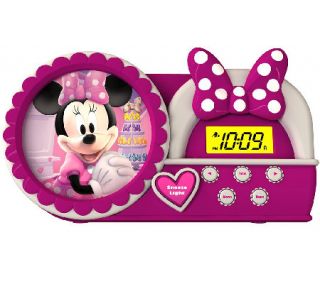 Minnie Mouse Night Glow Alarm Clock —