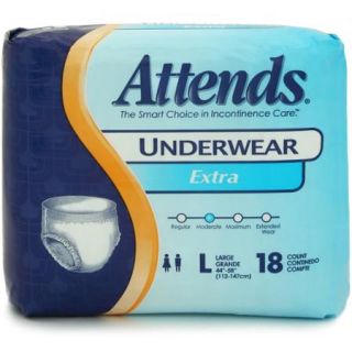 Attends Extra Absorbency Large Protective Underwear, 18ct