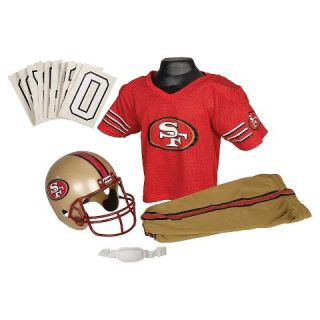 Franklin Sports San Francisco 49ers Deluxe Football Helmet/Uniform Set