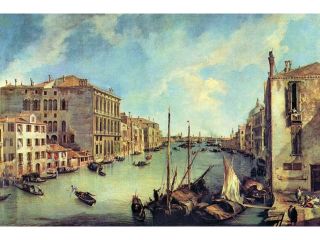 Buy Enlarge 0 587 25434 3C12X18 Grand Canal at San Vio  Canvas Size C12X18