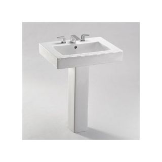 Pedestal Bathroom Sink Set with SanaGloss Glazing