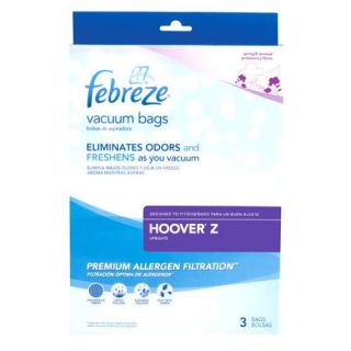 Febreze Vacuum Bags, Hoover Style Z, Pack of 3