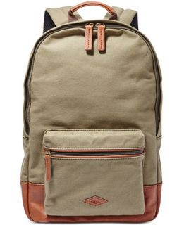Fossil Estate Canvas Backpack   Accessories & Wallets   Men