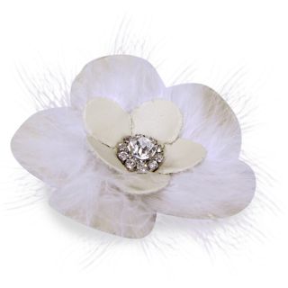 Kathy Ireland Loved Ones Floral Collar Accessory Natural   16739768