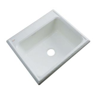 Thermocast Wentworth Drop In Acrylic 25 in. Single Bowl Kitchen Sink in Sterling Silver 27082