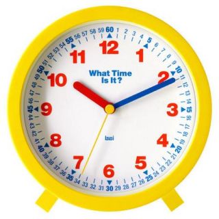 Bai Design 6'' What Time Is It Learning Clock