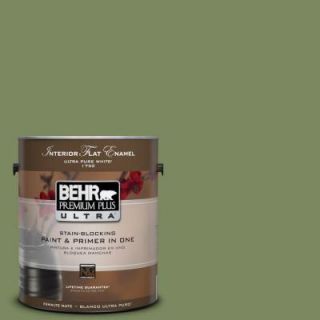 BEHR Premium Plus Ultra 1 gal. #PPU10 2 Tuscany Hillside Flat Enamel Interior Paint 175301