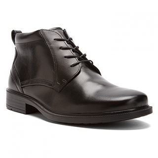 ECCO Dublin Plain Toe Tie Boot GTX  Men's   Black Luxe
