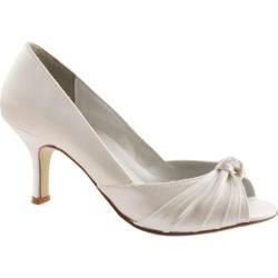 Womens Dyeables Becky White Satin
