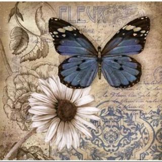 Butterfly Garden II Poster Print by Conrad Knutsen (12 x 12)