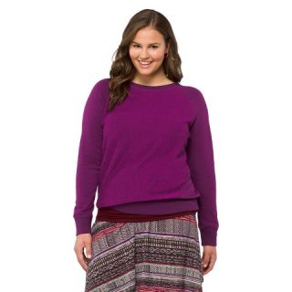 Plus Size Long Sleeve Crew Neck Top Mossimo Supply Co