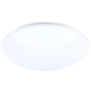 Maximus 1 Light White LED Round Puff Flushmount PL01Ba