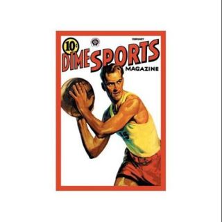 Dime Sports Magazine Basketball Print (Black Framed Poster Print 20x30)
