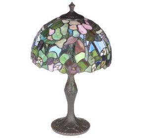 The Garden of Prayer Stained Glass Lamp by Thomas Kinkade —