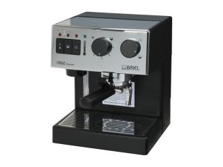 BRIEL ES62AFB Cadiz Espresso Machine Silver/Black