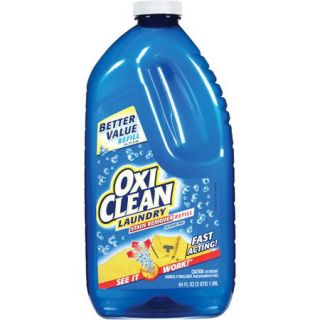 OxiClean Chlorine Free Laundry Stain Remover Refill, 64 fl oz