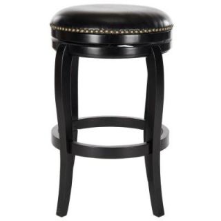 Safavieh Nuncio 29 in. Bar Stool in Black FOX7006C