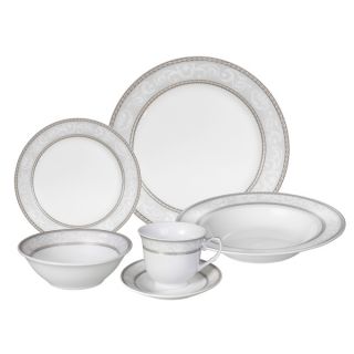 Lorren Home Trends Sirena 24 piece Porcelain Dinnerware Set