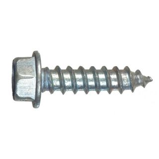 The Hillman Group 50 Count #10 x 1.25 in Zinc Plated Interior/Exterior Sheet Metal Screws