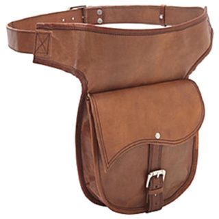 Sharo Hand crafted Leather Hip Belt Bag   17200866  