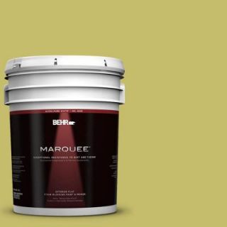 BEHR MARQUEE 5 gal. #P350 5 Go Go Lime Flat Exterior Paint 445405