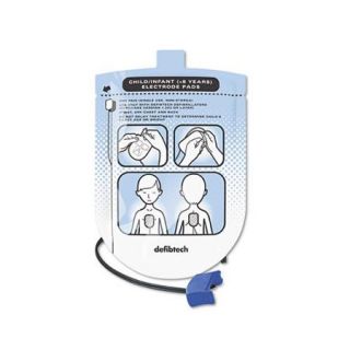 Defibtech DDP 200P Defibtech Pediatric Defibril. Pads, Infant 8, for Software Ver.1.203 or Later, Pair