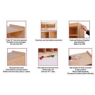 Steffy Wood Products 32 Compartment Cubby
