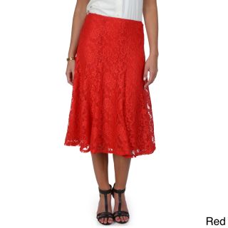Journee Collection Womens Lace Flare Skirt   Shopping   Top