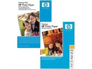 Hewlett Packard Premium Plus Photo Paper, 80 lbs., Glossy, 5 x 7, 60 Sheets/Pack