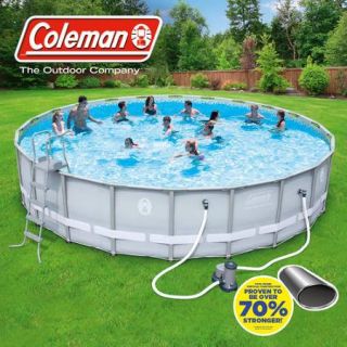 Coleman 22 x52 Power Steel  Frame Above Ground Swimming Pool set