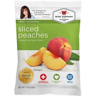 Wise Company Freeze Dried Sliced Peaches, 1.4 oz